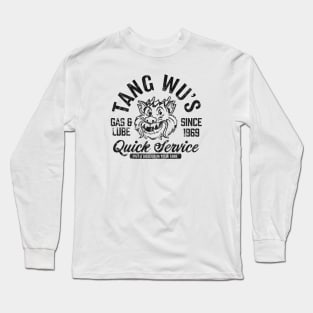 Tang Wu's Gas and Lube - Biker Style (1 Color - Worn) Long Sleeve T-Shirt